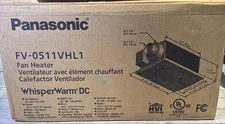 Panasonic FV-0511VHL1 WhisperWarm DC Bathroom Exhaust Fan with Heater - White