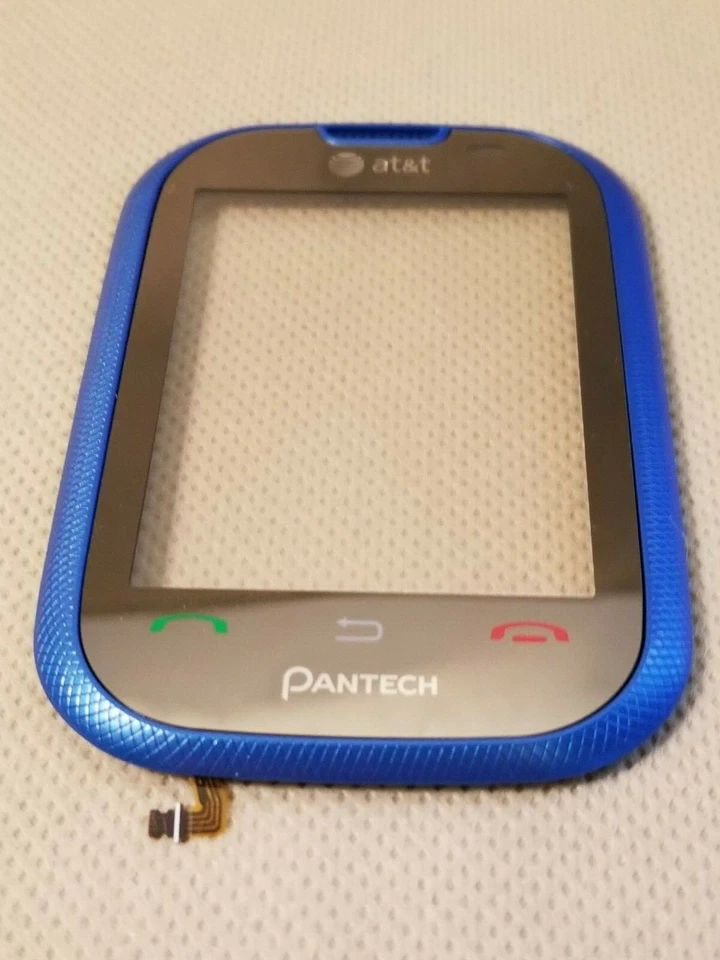 New Pantech OEM Touch Screen Digitizer Bezel Frame for AT&T PURSUIT P9020 - BLUE - Image 3 of 4