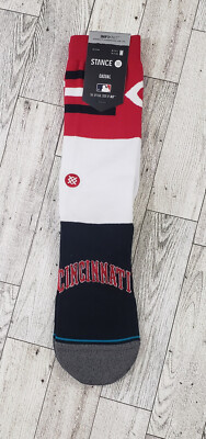 Cincinnati Reds STANCE MLB Socks Infiknit Men's Sz. M 6-8.5 Color | eBay