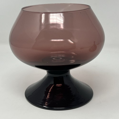 Vintage Empoli Amethyst Zirkuszelt Apotheker Süßigkeiten Schüssel 9,5 Zoll - Bild 11 von 14