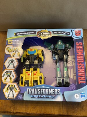 Transformers EarthSpark Bumblebee Mo Malto Cyber Combiner