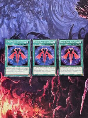 CORE-DE057 x3 Rank-Up - Magic Raptor's Force Common 1. Auflage Mint Yugioh