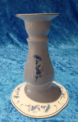 B23/8 V&B Villeroy Boch Val Bleu Kerzenleuchter Kerzenständer H=14 cm - Picture 2 of 4