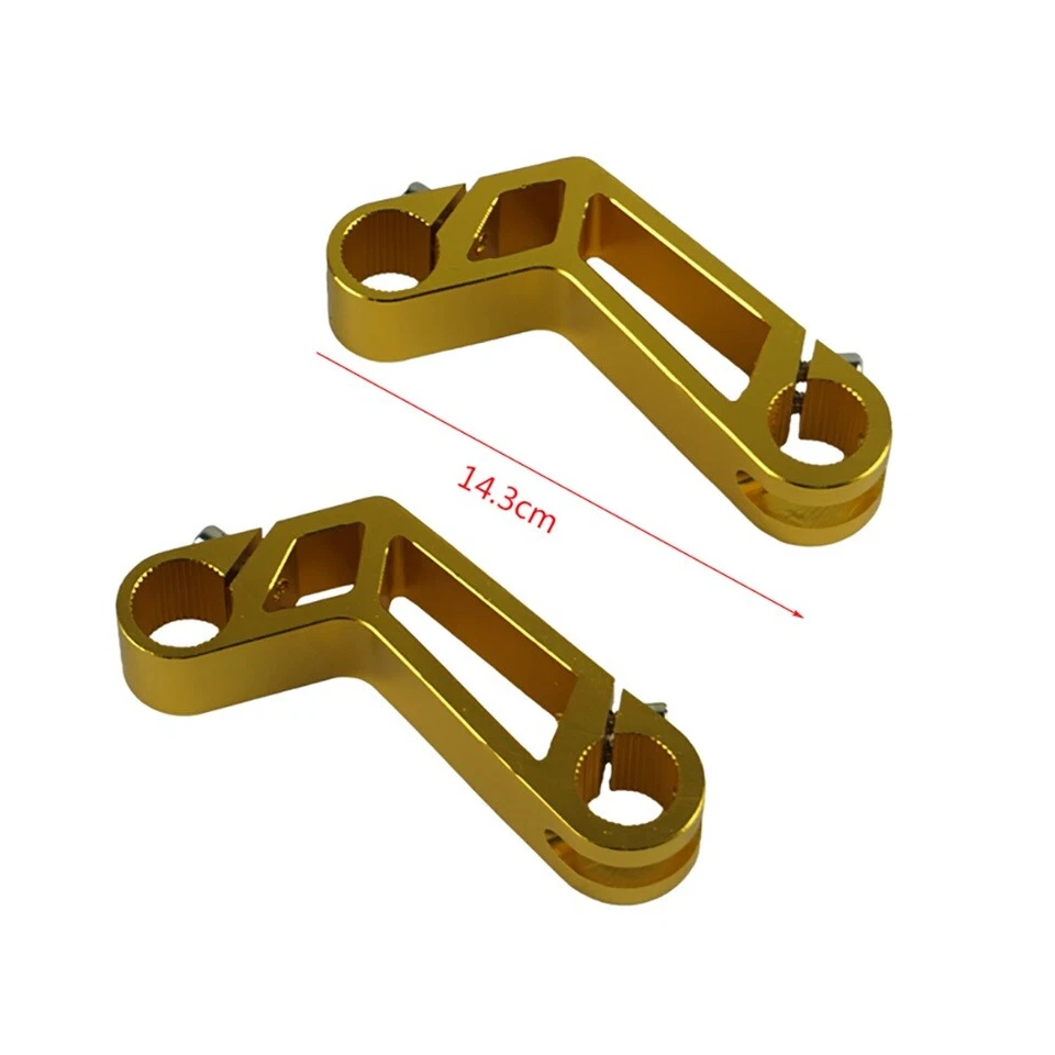 Manillar Moto 7/8" 22mm Dirección Ajustable Manillar Extraíble (ROJO) Foto 4 de 4