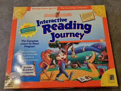 The Learning Company Reader Rabbit's Interactive Reading Journey PC Mac Windows