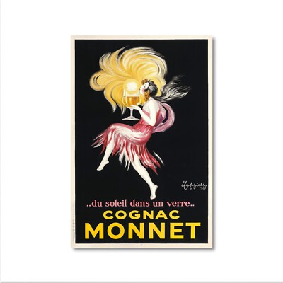 Cognac Monnet by Leonetto Cappiello, 1927 - Vintage Food and Drink Poster