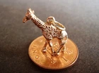 BEAUTIFUL 9K 9CT GOLD '  GIRAFFE  ' CHARM CHARMS