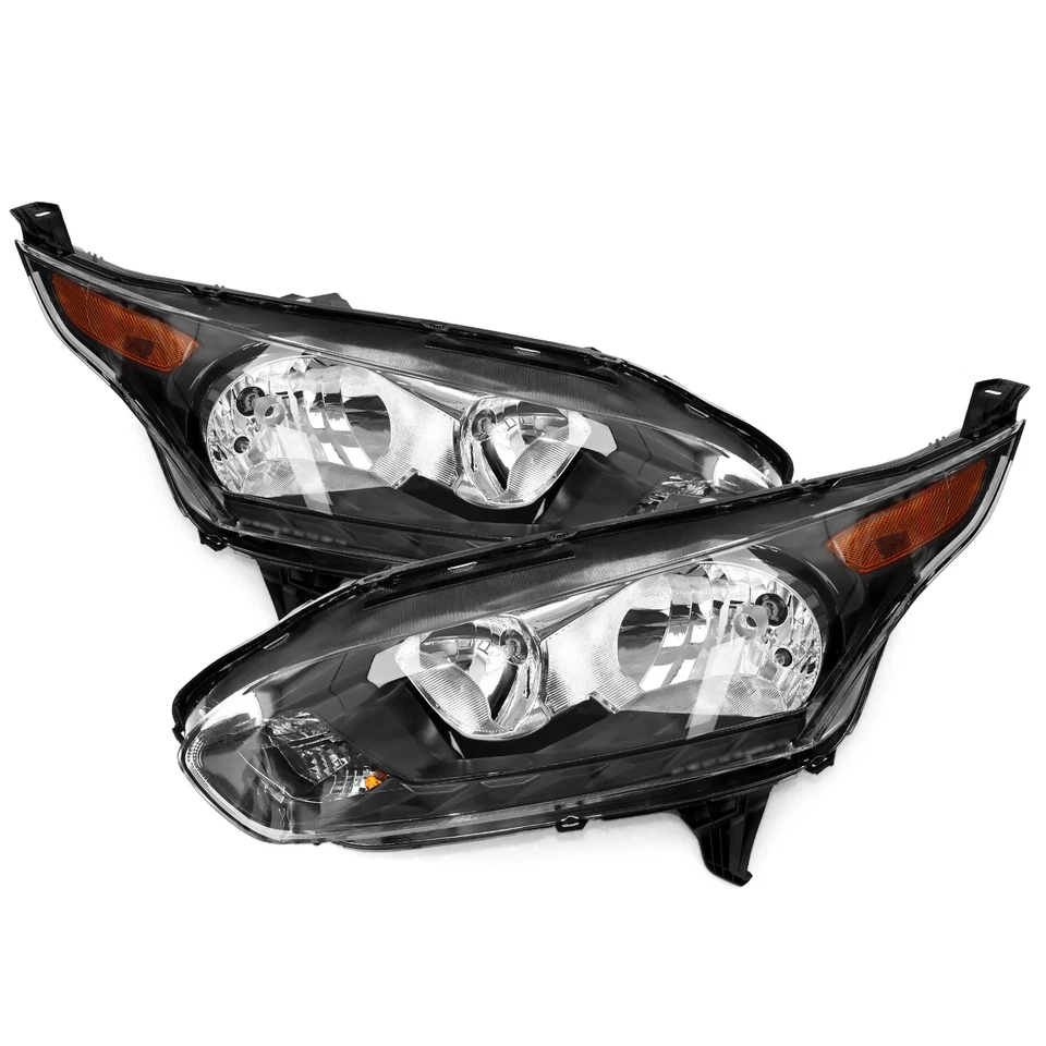 Faro negro con bombillas lado conductor y pasajero Ford Transit Connect 2014-2018 Foto 2 de 4