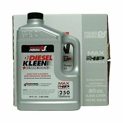 6 PACK Power Service 03064-06 +Cetane Boost Diesel Kleen Fuel