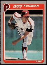 Jerry Koosman #256 1985 Fleer