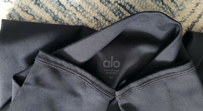 Alo Yoga Black Leggings Sz M 87370 | eBay