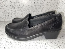 Easy Spirit Ladies Dress SHOES Black Leather Size 8.5