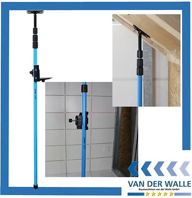 HEDUE Teleskopklemmstange Klemmsäule Klemmstativ # 1067 für Linienlaser