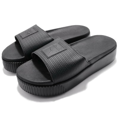 puma platform sliders
