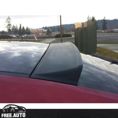 Black Rear Roof Window Visor Spoiler For 2005-2014 Ford Mustang – PU Rain Guard Windshield