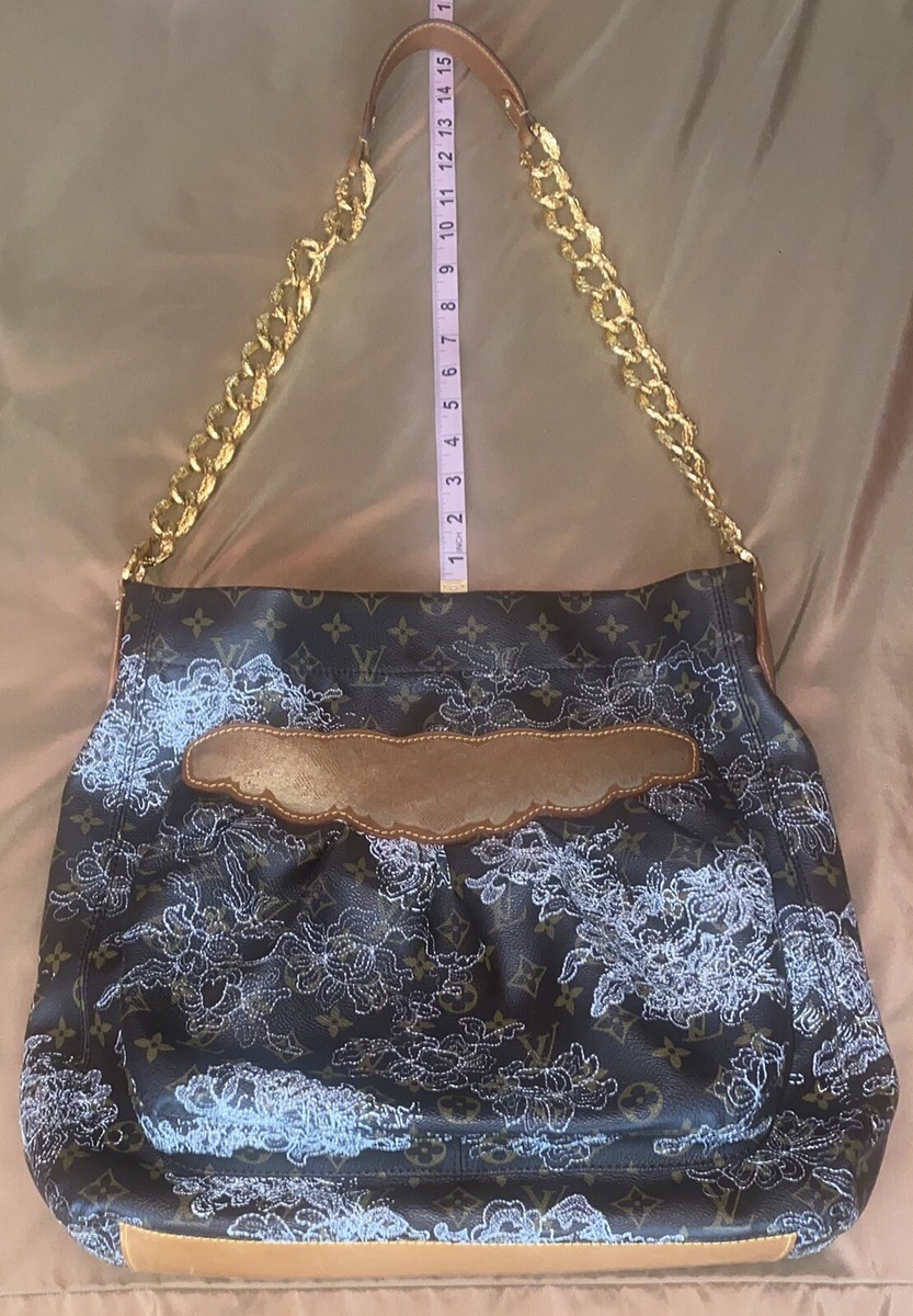 LOUIS VUITTON 100% AUTHENTIC DENTELLE FERSEN LIMITED RARE HANDBAG MONOGRAM  | eBay