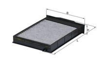 Mahle LAK 175 Filter, Innenraumluft FüR Renault