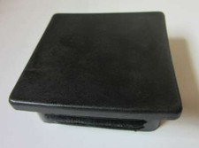4 St&uuml;ck Abdeckkappen Schwarz 60x60mm&nbsp;Fu&szlig;kappen Endkappen Gleiter Lamellenstopfen