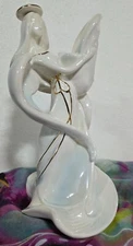 Vanmark Angels From Above Angel Figurine 2001 Opalescent Gold Trim 9" Tall