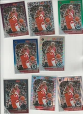 PASCAL SIAKAM 2019-20 HOOPS PREMIUM RAINBOW LOT (8) PRIZM SILVER GREEN BLUE FLSH