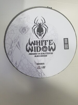 Absolute Comics White Widow 1/4 statue by JAMIE TYNDALL rare 05/22