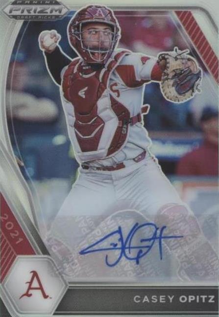 2021 Panini Prizm Draft Picks - Casey Opitz #PDP200 Silver Prizm ...