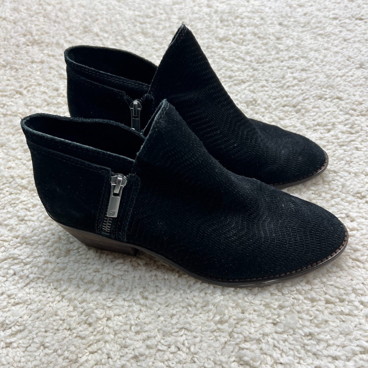Ankle Booties Lucky Brand Booties Black Suede Lucky Brand Women&