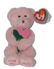 RARE LOVE U MOM GIFT MOTHERS BIRTHDAY TY BEANIE BABIE MWMT FREE SHIPPING