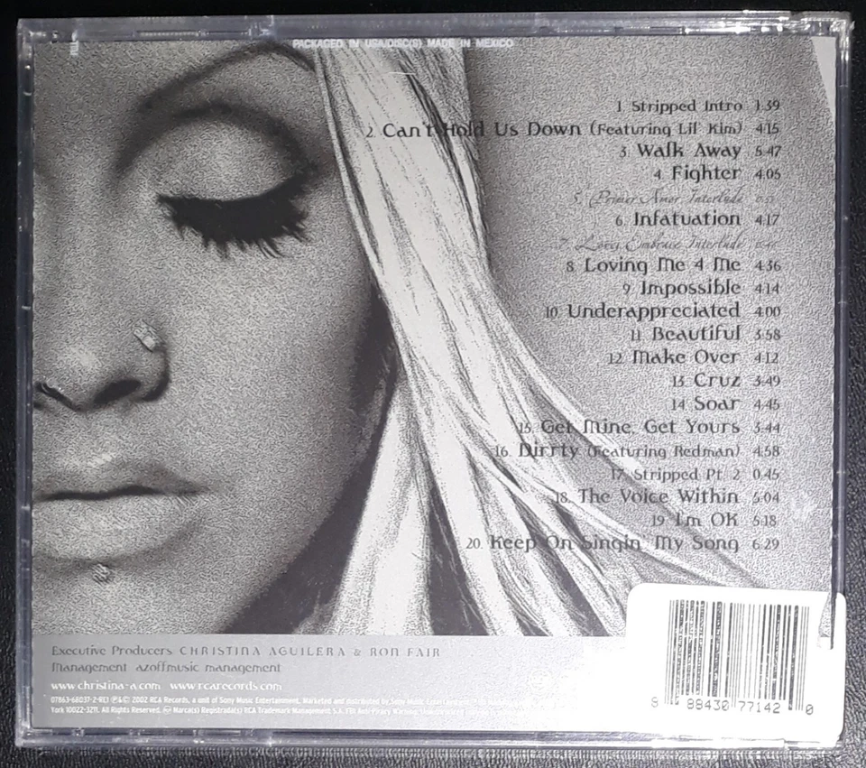 Christina Aguilera Stripped Brand New CD 2002 Foto 2 de 2