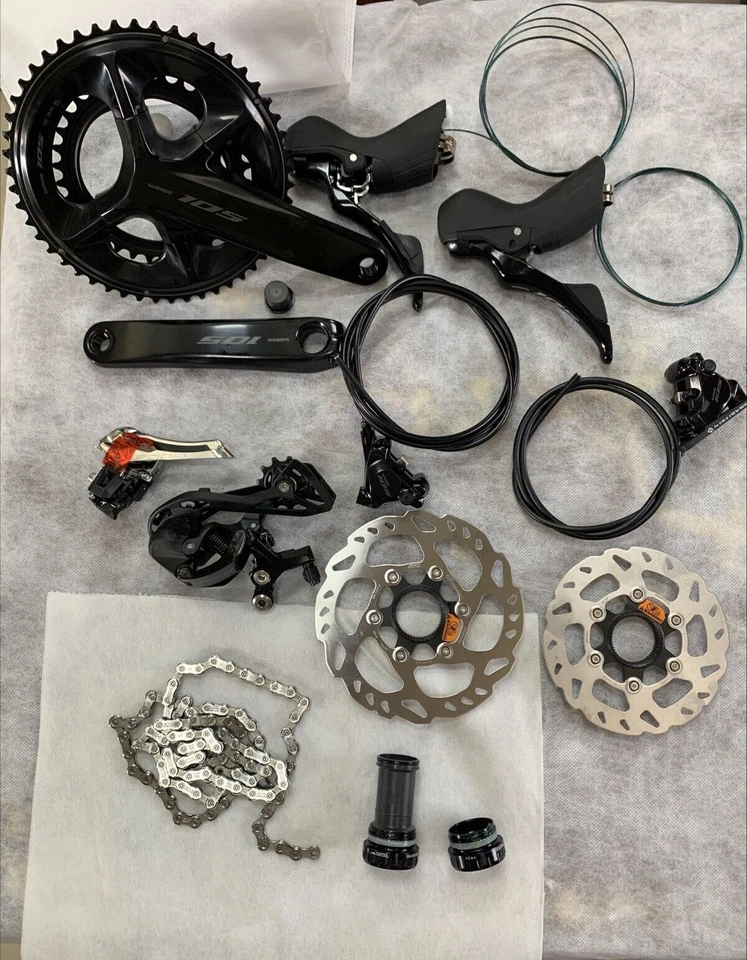 NEW Shimano 105 R7100/R7120 2x12 Road Bike Groupset 2x12 Speed 170MM/165MM - Image 2 of 4