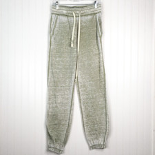 Saturday Sunday Anthropologie Womens Sweatpants Green Drawstring XS