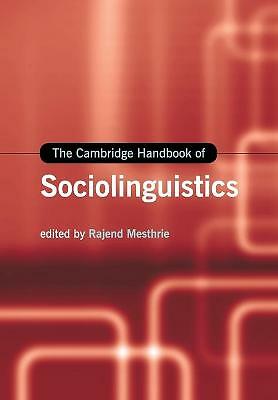 The Cambridge Handbook of Sociolinguistics Mesthrie Paperback 9781108456081
