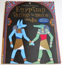 Egyptian Things To Make And Do 2009 by Emily Bone Usborne Activities NO STICKERS
