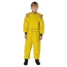 G-Force Youth Kart Suit - Yellow, Medium
