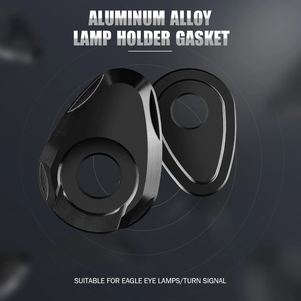 4X Motorcycle Turn Signal CNC Spacer Mount Adapter For YAMAHA FZ1 FZ07 FZ6R MT09 - Image 2 of 4