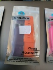 2 Pack SAILFAR LARGE Watch Bands Purple  Orange  OYEOYE
