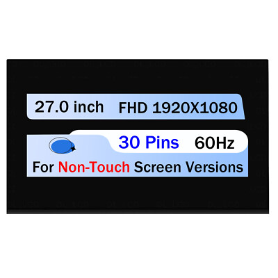 New 27.0'' LED LCD Screen Display Replacement MV270FHM-N30 FHD 1920x1080 30 Pins