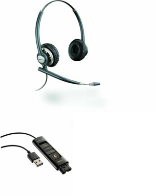 Plantronics Encorepro HW725 Stereo USB Headset Ms Skype Certified 203478-01