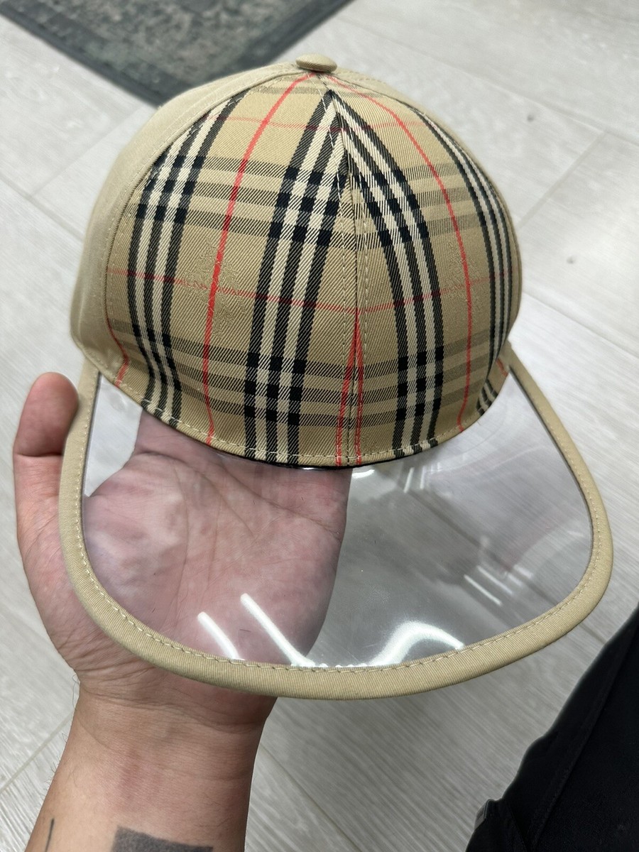 Burberry women clear brim baseball cap Burberry Hat w/clear brim Women Size S/M | eBay main image 3