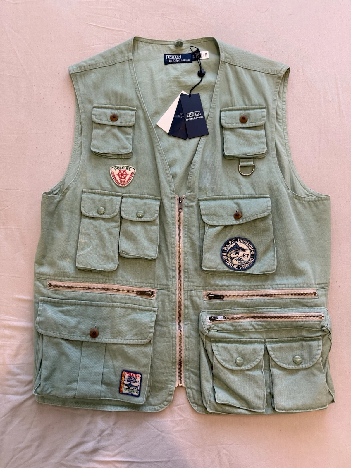 Polo Ralph Lauren Mint Green Fishing Gilet