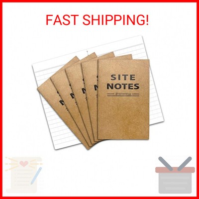 Field Notes Notebooks 5 Pack | Small Field Memo Book Notepad Refill for Refillab