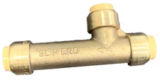 1/2" x 1/2" x 1/2" SharkBite Push-to-Connect Brass Lead-Free Tee U3362LF