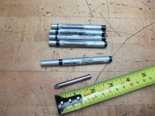 5pcs Countersinks C6-1/4-60 USA MADE 1/4" countersink solid carbide 6 fl 60 deg