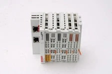 Beckhoff EK1914 EtherCAT Coupler W/ EL9100, EL9184, EL5001, 2x EL7201, EL9011