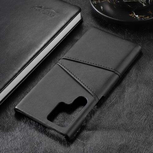 Funda delgada de cuero PU con ranura para tarjeta para Samsung Galaxy S25 Ultra S24 S23 S22 S21 - Imagen 13 de 20