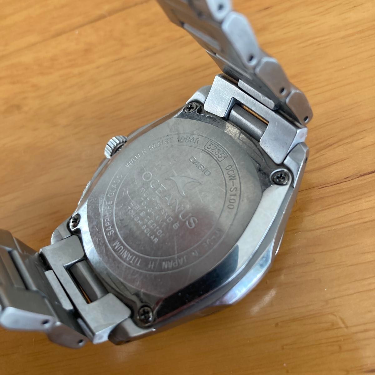 Used Casio OCEANUS OCW-S100-1AJF Titanium Radio Solar Watch from