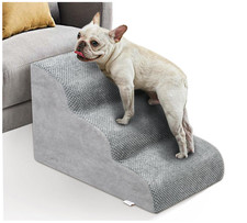 3 Steps Dog Steps for Couch Pet Stairs for Small Dogs and Cats Non-Slip Bottom
