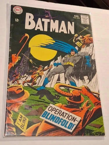 [Vintage Comics] Batman #204 (1968) DC Silver Age VG+ 4.5  12¢