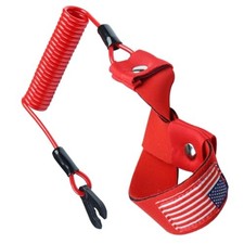 Jet Ski Kill Switch Lanyard Compatible with Yamaha Cut Off Tether Replace Red