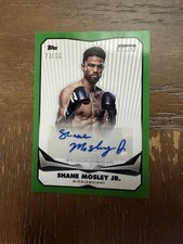 2026 Topps Zuffa Boxing #16 Shane Mosley Jr Green Auto /99